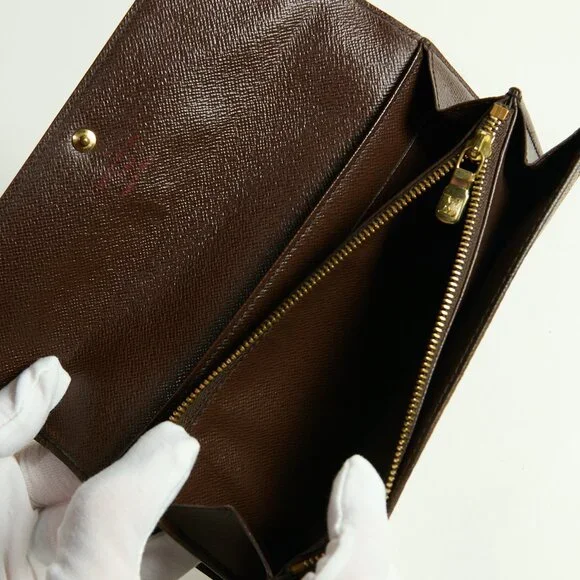 Louis Vuitton Damier Ebene Sarah Wallet